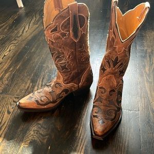 Leather Cowboy boots